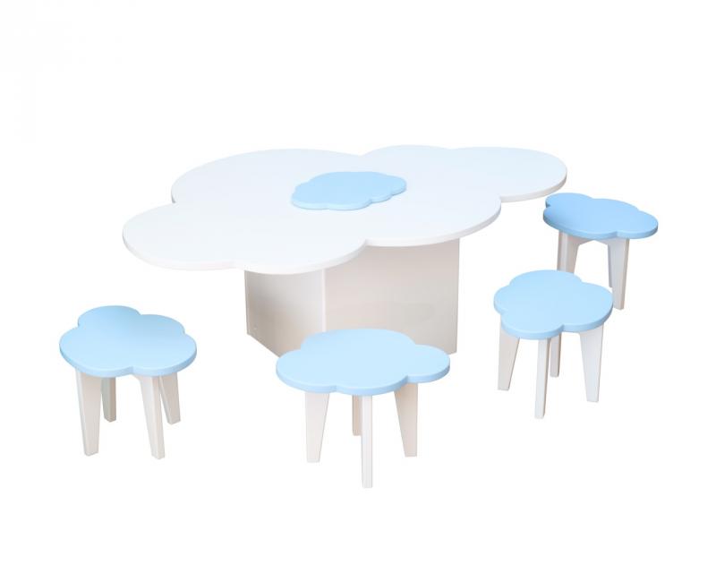 Tabouret Nuage Bleu